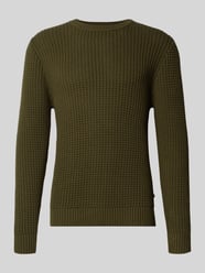 Gebreide pullover met ronde hals, model 'triton' van Matinique - 21