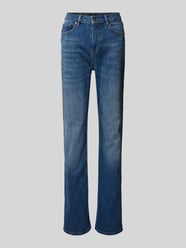 Straight Leg Jeans mit Nietenbesatz von monari Blau - 32