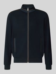 Sweatjacke mit Label-Details von bugatti - 41