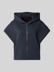 Bluza rozpinana o kroju loose fit z mieszanki bawełny model 'GATTINI' od MAX&Co. - 48