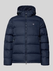 Regular fit gewatteerd jack met logostitching, model 'Cloud' van Gant - 3