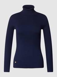 Strickpullover mit Rollkragen Modell 'AMANDA' von Lauren Ralph Lauren Blau - 23