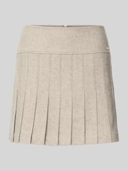 Spódnica plisowana z detalem z logo od ARMANI EXCHANGE - 10