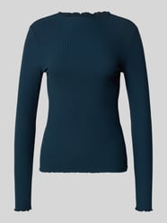 Slim Fit Langarmshirt mit Viskose-Anteil von Tom Tailor Denim - 6