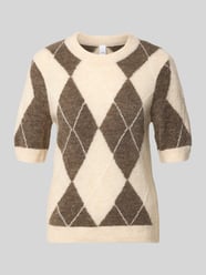 Strickpullover aus Woll-Mix mit 1/2-Arm Modell 'JOHI' von YAS - 44