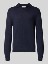 Regular fit shirt met lange mouwen en polokraag, model 'Karl' van Casual Friday - 7
