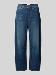 Jeansy o kroju regular fit barrel z czystej bawełny model 'CADUCA' od Weekend Max Mara - 18