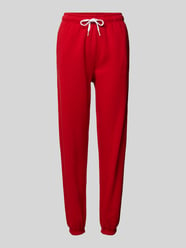 Sweatpants met elastische band, model ‘ATHLET’ van Polo Ralph Lauren Rood - 14