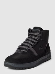 High Top Sneaker mit Label-Applikation von Lacoste Schwarz - 18