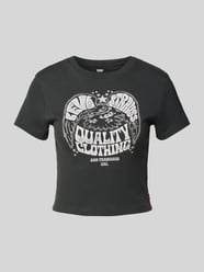 T-shirt z prążkowanym okrągłym dekoltem od Levi's® - 2