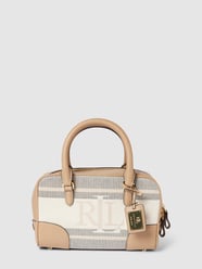 Handtasche mit Label-Print Modell 'EMERIE' von Lauren Ralph Lauren Beige - 46