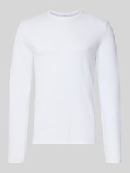 Regular Fit Longsleeve aus reiner Baumwolle Modell 'Basic' von Lindbergh - 24