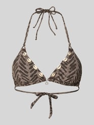 Bikinitop met applicaties, model 'YERO SILVARY' van Banana Moon - 10