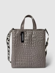 Tote Bag mit Strukturmuster Modell 'Paper' von LIEBESKIND BERLIN Grau - 6