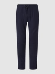 Joggingbroek van linnenmix, model 'Taiz' van !Solid Blauw - 20