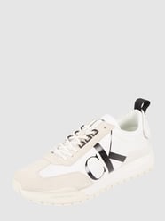 Sneaker mit Label-Print Modell 'NEW RETRO RUNNER LACEUP' von Calvin Klein Jeans Weiß - 39