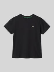 T-shirt z detalem z logo od Lacoste - 39