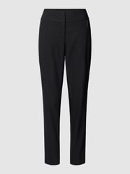 Stoffhose mit Reißverschlusstaschen von comma Schwarz - 40