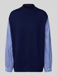 Sweter z dzianiny ze stójką model ‘Juella’ od MOS MOSH - 38