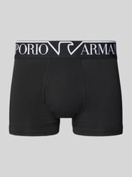 Boxershort met elastische band met label van Emporio Armani - 10