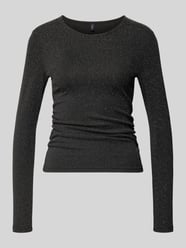 Shirt met lange mouwen met glanzende look van VERO MODA - 38