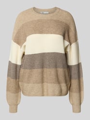 Loose Fit Strickpullover aus Viskose-Mix Modell 'ATIA' von Only Beige - 40