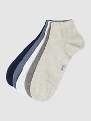 Sneakersocken mit Stretch-Anteil im 5er-Pack von Esprit Blau - 27
