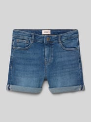 Slim Fit Jeansshorts aus Baumwoll-Mix Modell 'PHINE' von Only - 12