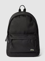 Plecak z wyhaftowanym logo od Lacoste Czarny - 37