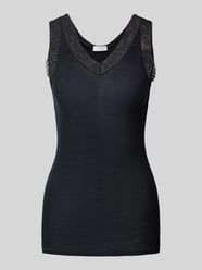 Tanktop met kant van Hanro - 15