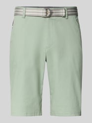 Regular Fit Bermudas mit Gürtel von Christian Berg Men - 10