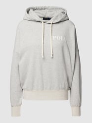 Hoodie met labelprint van Polo Ralph Lauren Grijs / zwart - 16