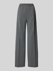 Stoffen broek met persplooien, model 'PETRA' van Weekend Max Mara Grijs / zwart - 34