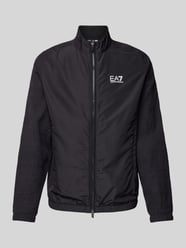 Jacke mit Stehkragen von EA7 Emporio Armani Schwarz - 10