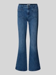 Bootcut Fit Jeans mit Gürtelschlaufen von Christian Berg Woman - 48
