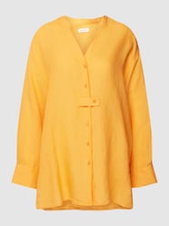Longbluse aus reinem Leinen von Seidensticker Orange - 27
