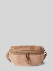 Bauchtasche mit Kunstfellbesatz Modell 'TAMMELA' von Seidenfelt Beige - 12