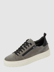 Lederen sneaker  van Antony Morato Grijs / zwart - 14