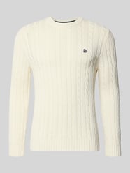 Slim Fit Strickpullover mit Zopfmuster von Superdry - 2