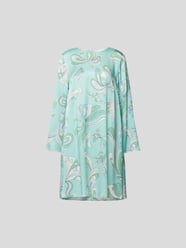 Knielanges Seidenkleid mit aus Seide-Mix von Juvia Türkis - 27