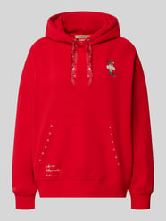 Bluza z kapturem oversize z mieszanki bawełny z detalami z nitów od Smith and Soul - 42