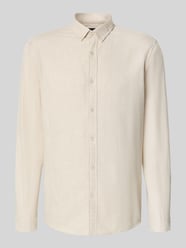 Regular fit vrijetijdsoverhemd met button-downkraag van MCNEAL Beige - 13