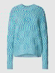 Gebreide pullover met ronde hals van Jake*s Casual Blauw / turquoise - 36
