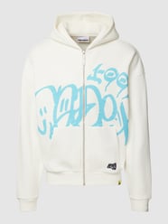Bluza rozpinana z detalami z logo od REVIEW Biały - 21