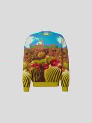 Pullover mit Allover-Muster von Roberto Collina - 17