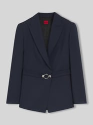 Żakiet o kroju regular fit z detalem na pasku od HUGO - 8