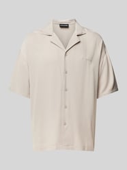 Freizeithemd mit Label-Stitching von Pegador Beige - 21