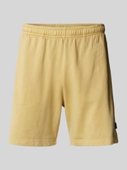 Regular fit sweatshorts met labeldetail van Mazine - 33