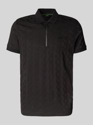 Relaxed fit poloshirt met structuurmotief, model 'MIRROR' van BOSS Green - 43
