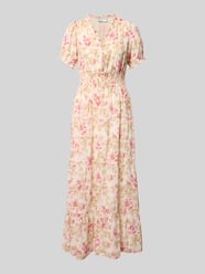 Maxikleid mit floralem Allover-Print Modell 'Kanza' von Neo Noir Pink - 41